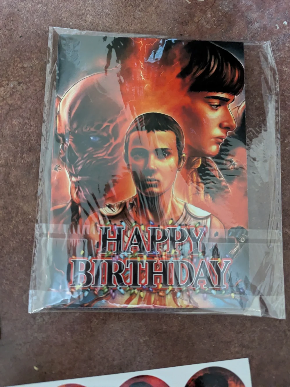 Stranger Things Birthday Party Invitations - Dark Blue & Red